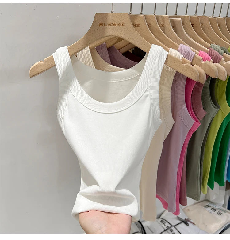 Basic Ribbed Tank Top