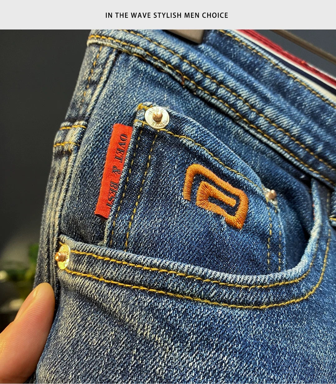 Men’s High-End Slim Denim Jeans