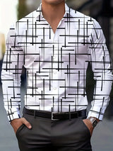Crimson Floral Dress Shirt