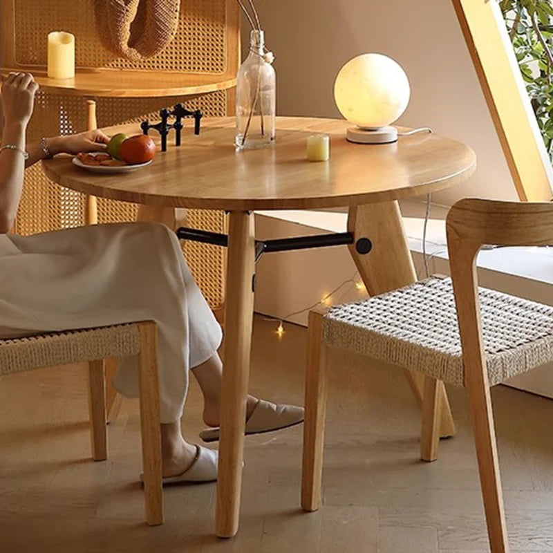 Solid Wood Round Dining Table