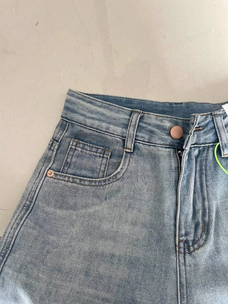 LowRise Luxe™ – Wide Leg Y2K Baggy Denim Trousers (Trendy, Relaxed & Streetwear-Inspired)