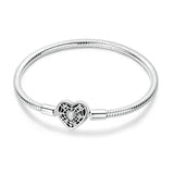 Sterling Silver Heart Bracelet