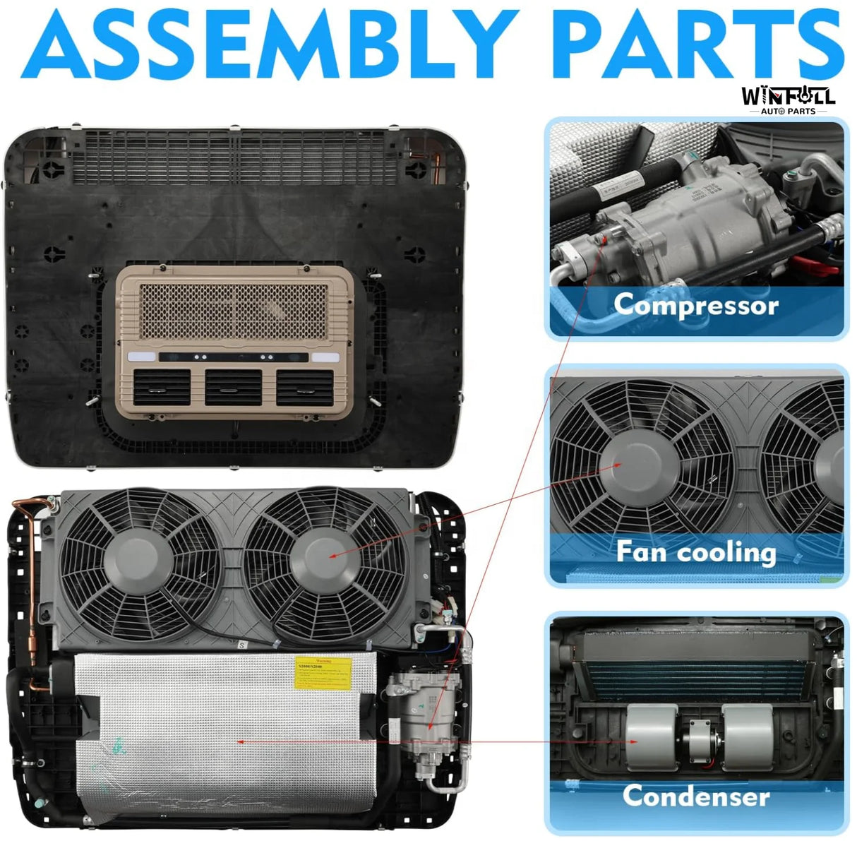 24V Dual Fan Air Conditioner