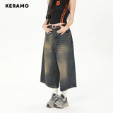 OverEase™ – Vintage Oversize Denim Shorts 2025 (Wide Leg, Relaxed & Throwback Inspired)