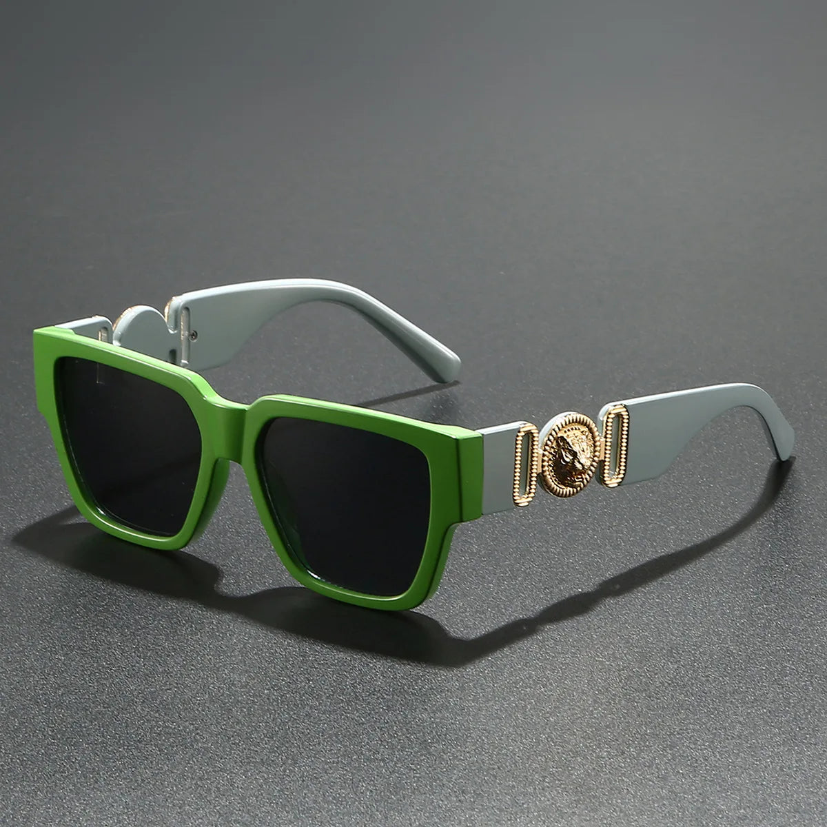Signature Leopard Square Sunglasses