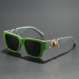 Signature Leopard Square Sunglasses