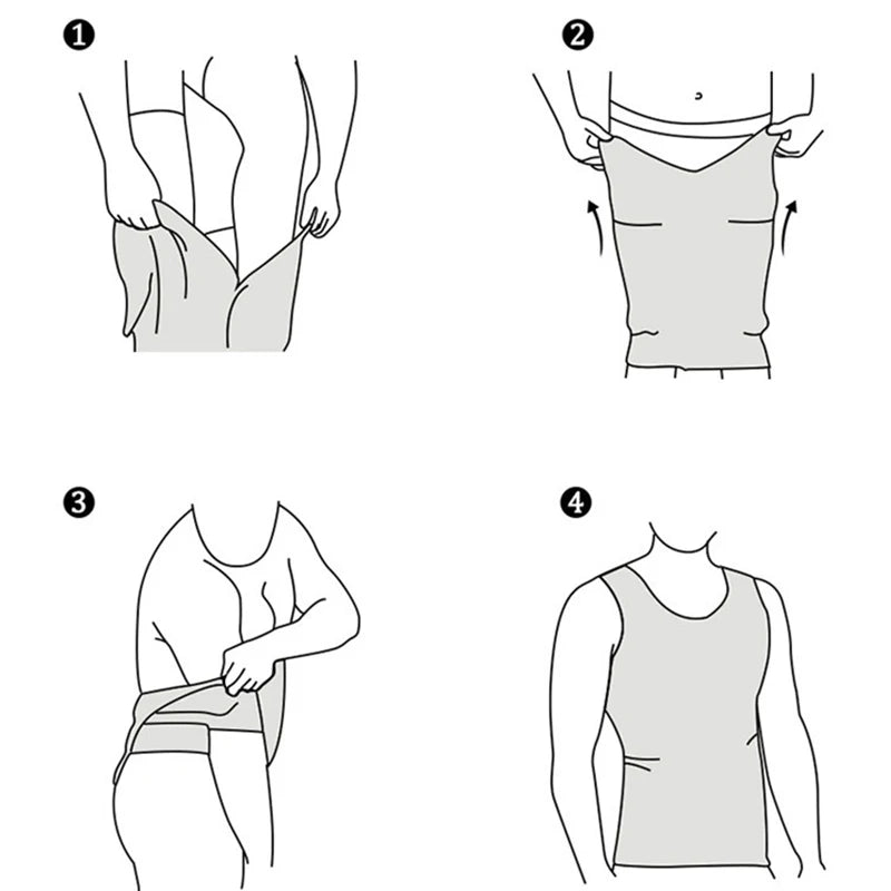 Men’s Tummy Control Corset Vest