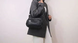 Structured Leather Crossbody Bag