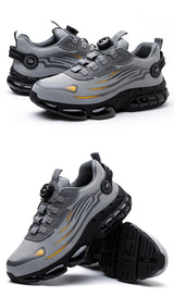Men Rotating Button Safety Sneakers