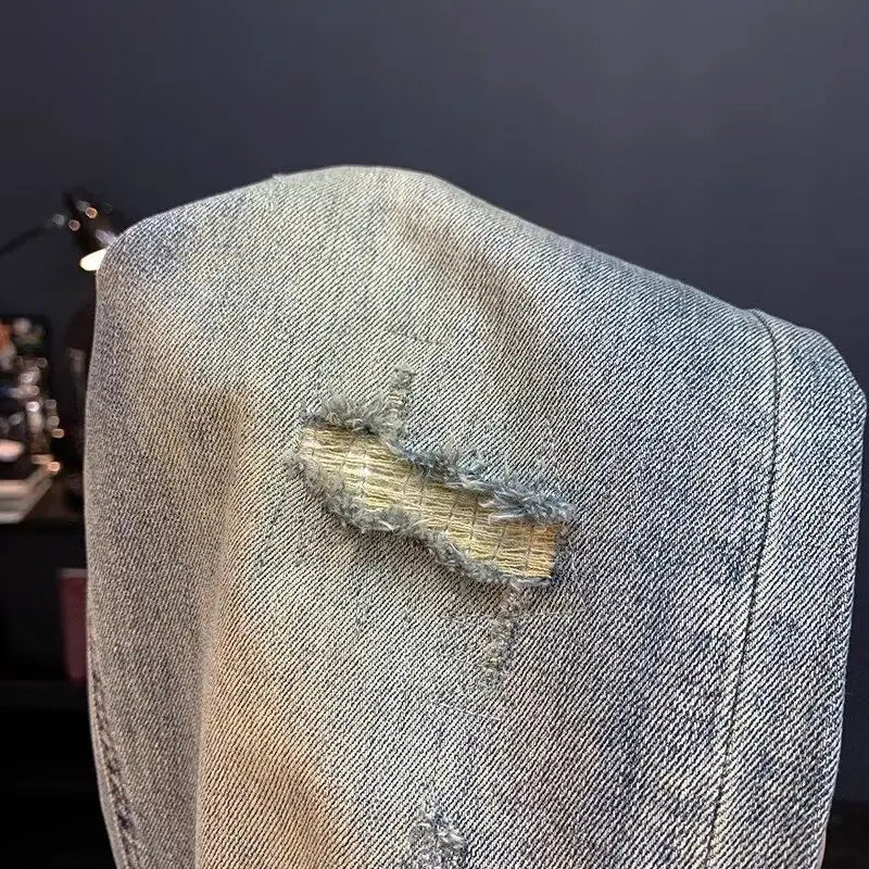 Men’s 2025 Ripped Vintage Jeans