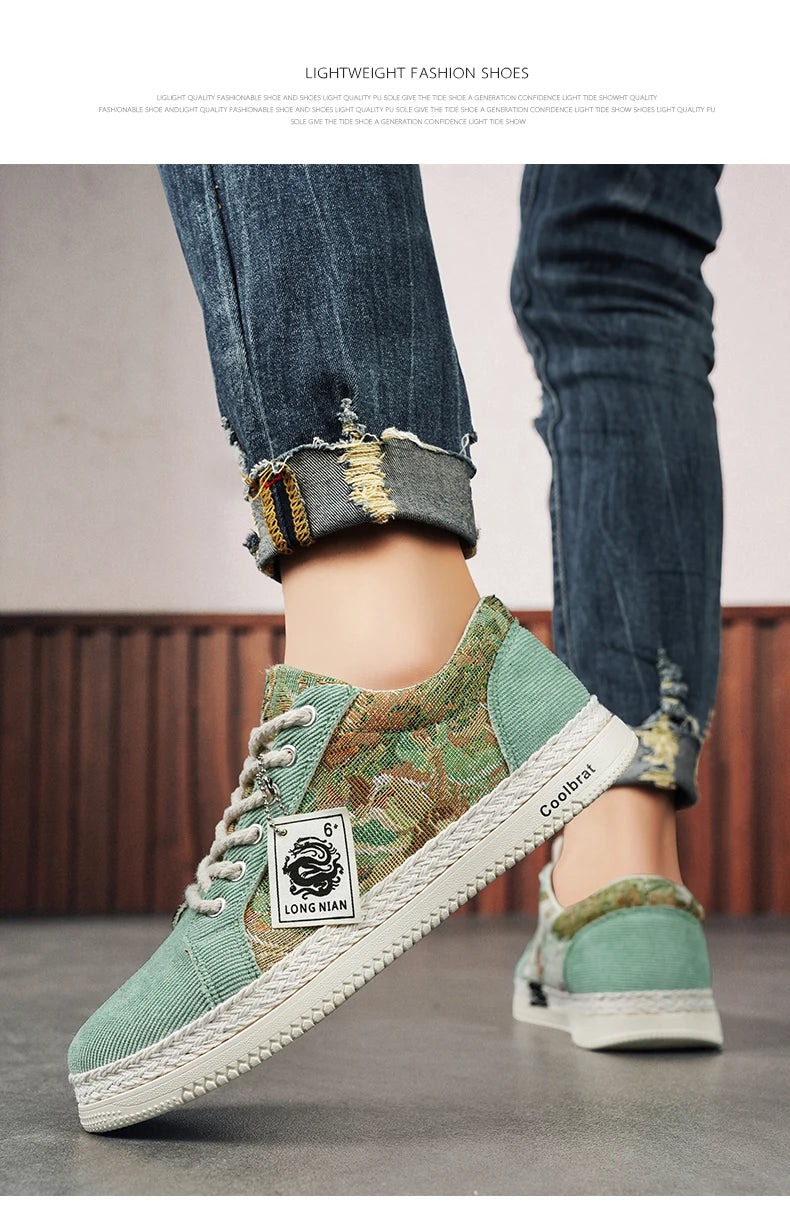 SpringWalk™ Men’s Casual Canvas Shoes