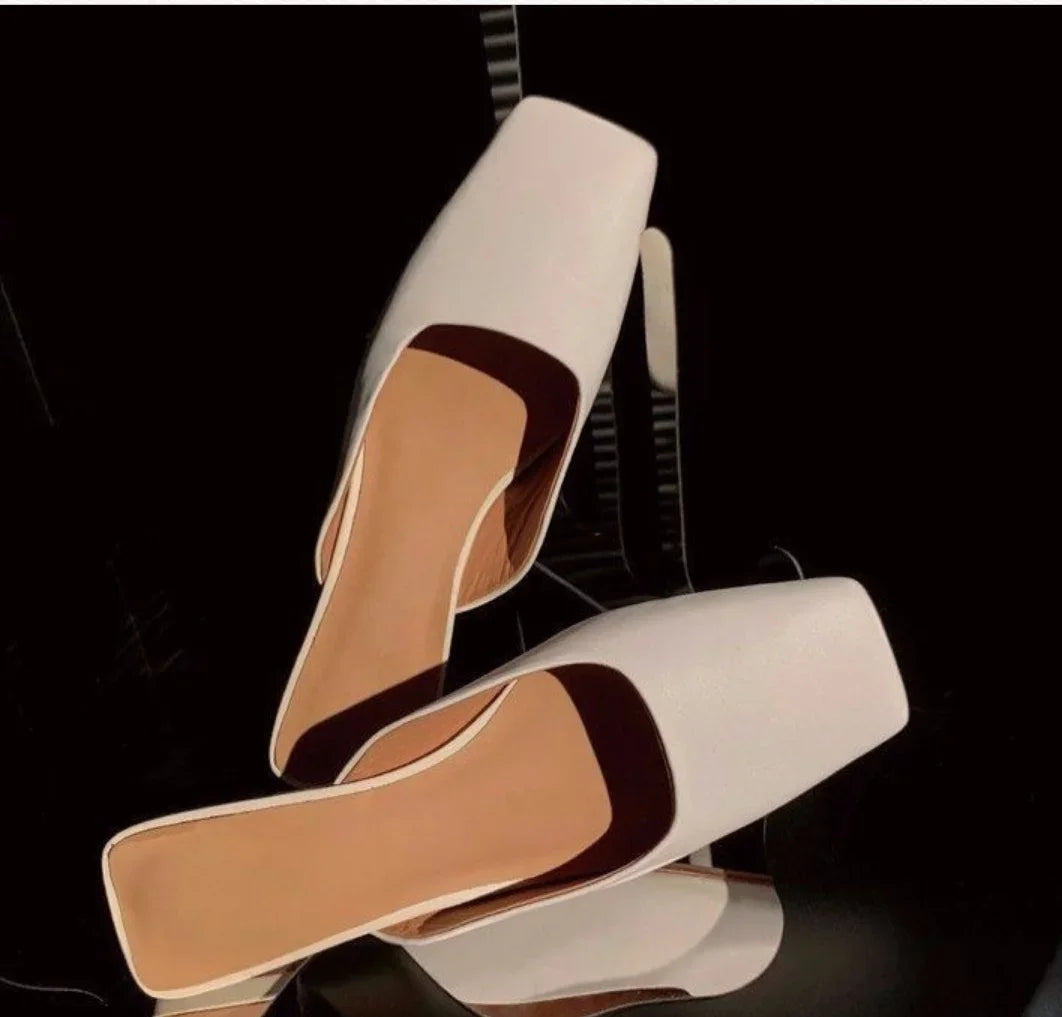 Women’s Satin Low Heel Mules