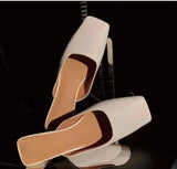 Women’s Satin Low Heel Mules