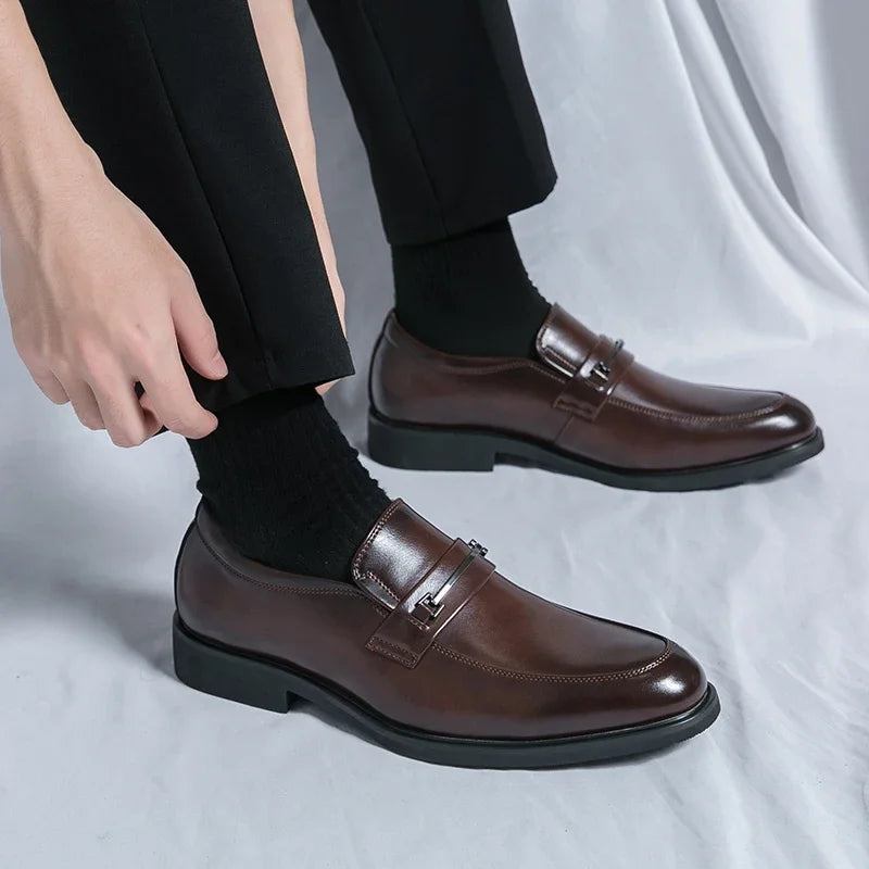 Men’s 2025 Soft Sole Leather Loafers