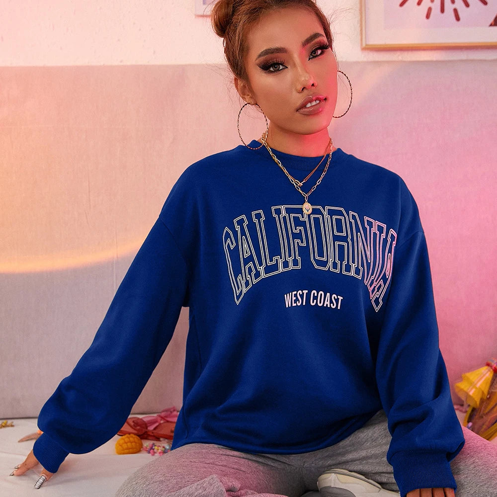 California Print Pullover