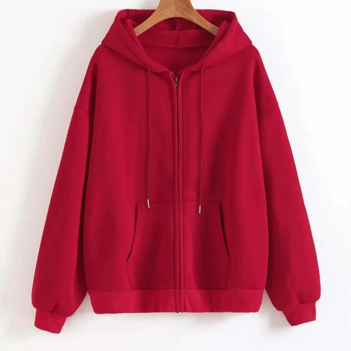 Women's Oversized Zip-Up Hoodie