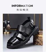 Executive Leather Gladiator Sandals