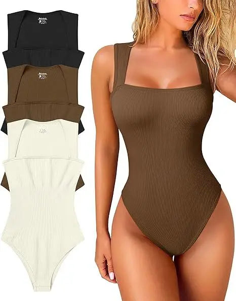 Women's Strapless Backless Bodysuit – Summer Slim Skinny Playsuit Top