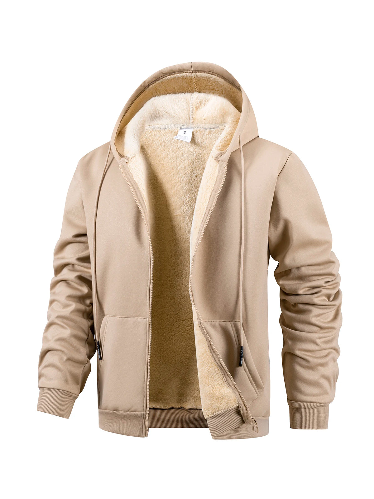 Men's Thick Fleece Zip Hoodie