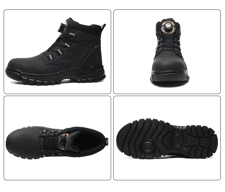 Men Waterproof Safety Work Boots