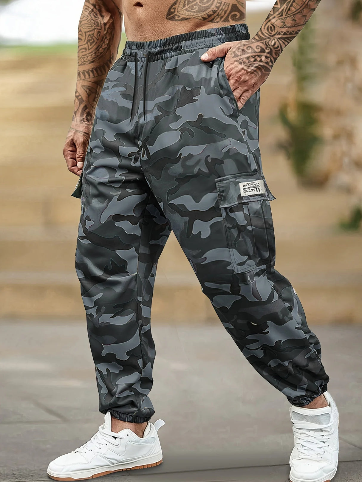 CamoEdge™ Men’s Trendy Camo Cargo Pants