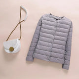 Women's Light Thin Round Neck Jacket