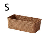 Woven Rectangular Storage Basket
