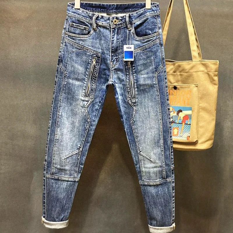 Men’s Harem Vintage Ripped Jeans