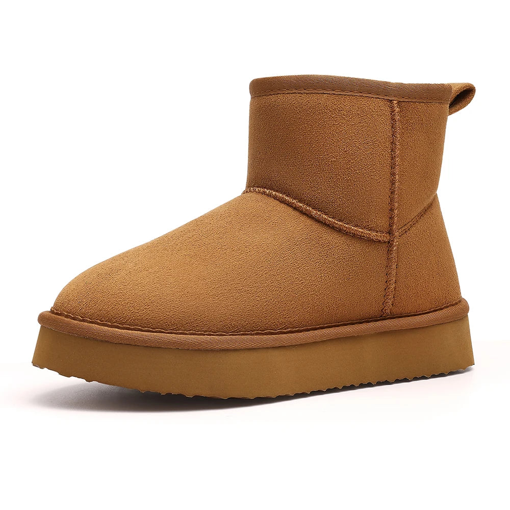 Evshine Memory Foam Ankle Boots – Waterproof Winter Snow Boots