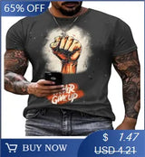 Men’s 3D Stripe Crewneck T-Shirt