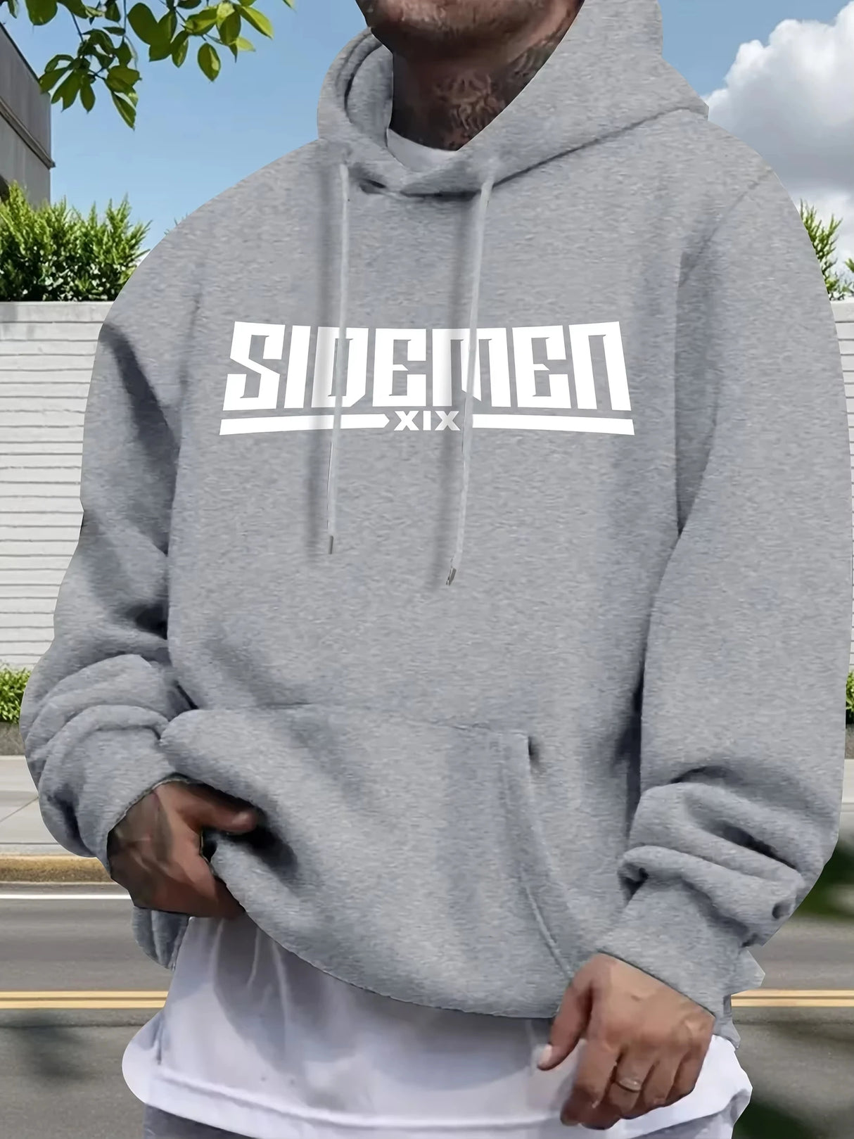 Sidemen Printed Casual Hoodie