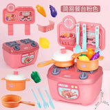 Kids Light & Music Kitchen Toy Set