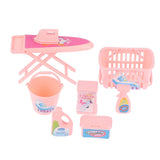 Kids Dollhouse Laundry Play Set