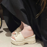 Women Fashion Platform Letter Sandals