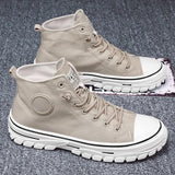 BritFlex™ Men’s High-Top Canvas Sneakers