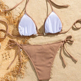 Sexy White Bikini Set
