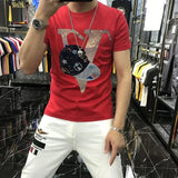 Men's Plus Size Hip-Hop T-Shirt – Cartoon Print