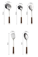 Wooden Handle Wok Spatula & Cooking Utensils
