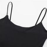 MUJER Sleeveless Backless Women's Bodysuit – Sexy Tight Bodycon Summer Top