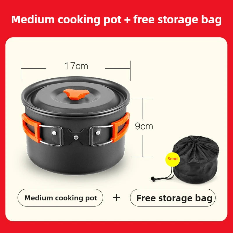 Camping Cookware Combination Set