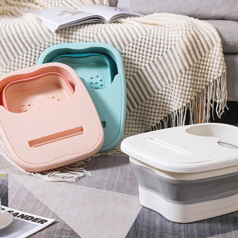 Foldable Footbath Massage Bucket