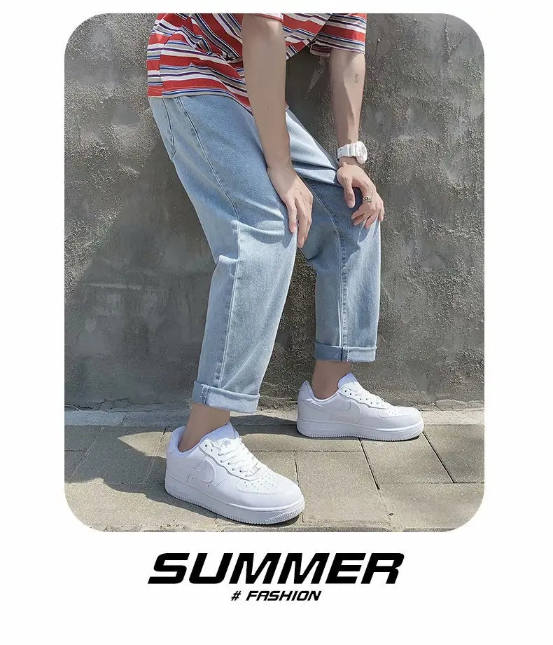 Men’s Simple Straight Denim Jeans