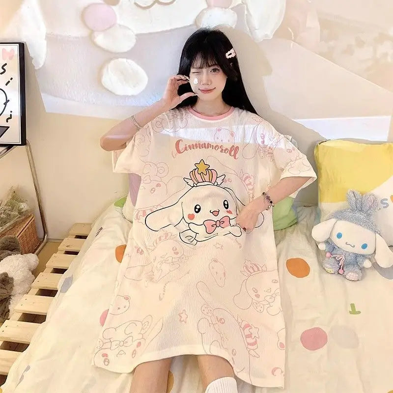 Sanrio Kuromi Cute Pajamas Cosplay Costume