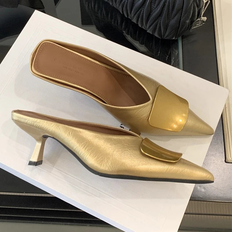 Women’s Luxury Heeled Mules