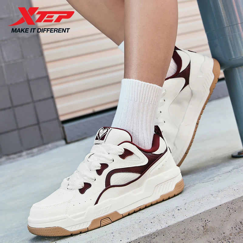 Xtep Men Thick Sole Skateboard Sneakers