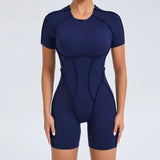 Women Backless Yoga Jumpsuit