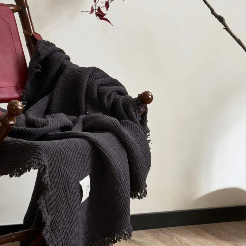 Soft Cotton Throw Blanket