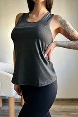 Women Sleeveless Racerback Yoga Tank Top
