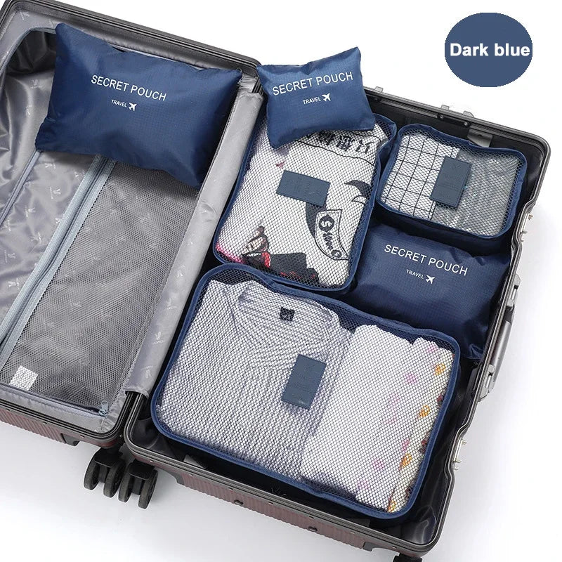 6-Piece Travel Clothes Organizer Set – Packing Cubes