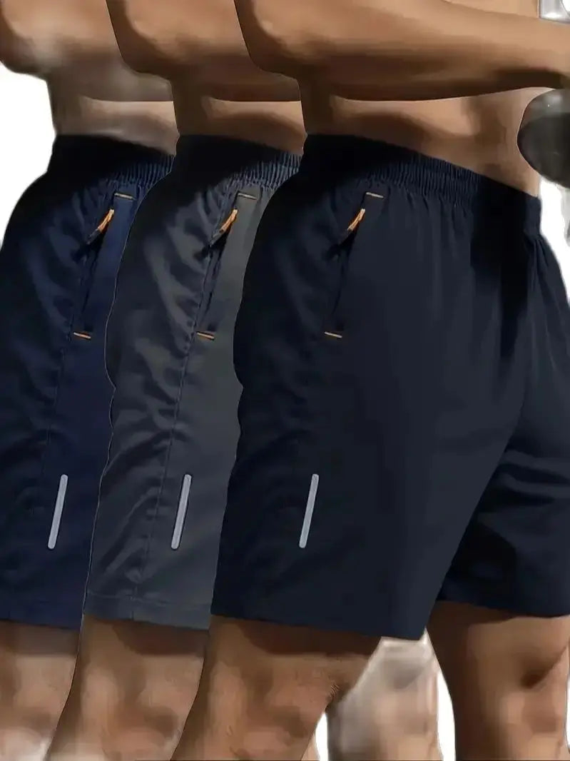 Summer Sports Shorts Men Plus Size Elastic Waist Breathable